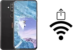 Générer un QR code avec la clé Wifi sur un Nokia X71