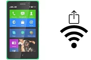 Générer un QR code avec la clé Wifi sur un Nokia XL