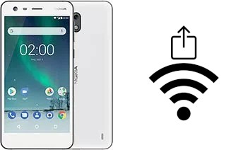 Générer un QR code avec la clé Wifi sur un Nokia 2