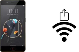 Générer un QR code avec la clé Wifi sur un nubia M2