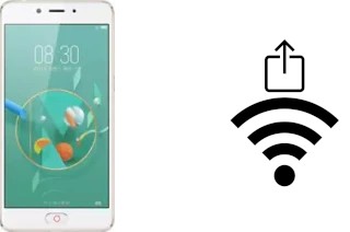 Générer un QR code avec la clé Wifi sur un nubia N2