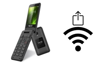 Générer un QR code avec la clé Wifi sur un NUU Mobile F4L Flip Phone