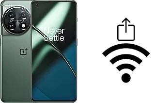 Générer un QR code avec la clé Wifi sur un OnePlus 11