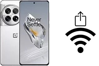 Générer un QR code avec la clé Wifi sur un OnePlus 12