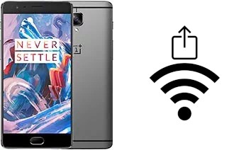 Générer un QR code avec la clé Wifi sur un OnePlus 3