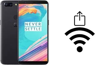 Générer un QR code avec la clé Wifi sur un OnePlus 5T