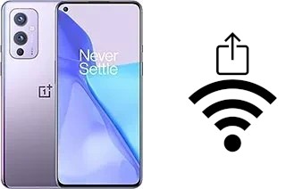 Générer un QR code avec la clé Wifi sur un OnePlus 9