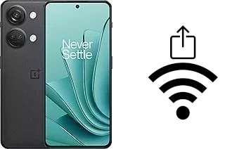 Générer un QR code avec la clé Wifi sur un OnePlus Ace 2V