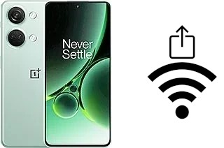 Générer un QR code avec la clé Wifi sur un OnePlus Nord 3