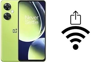 Générer un QR code avec la clé Wifi sur un OnePlus Nord CE 3 Lite