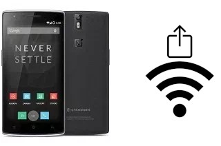 Générer un QR code avec la clé Wifi sur un OnePlus One