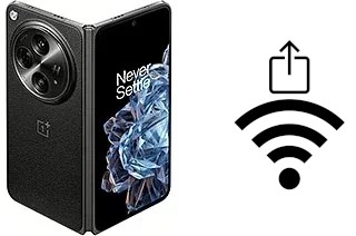 Générer un QR code avec la clé Wifi sur un OnePlus Open