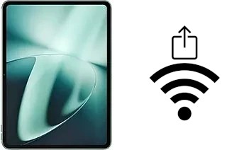 Générer un QR code avec la clé Wifi sur un OnePlus Pad