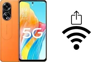 Générer un QR code avec la clé Wifi sur un Oppo A1 (2023)