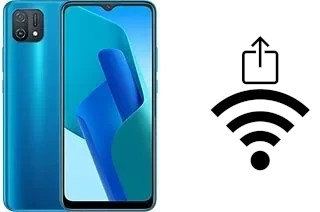 Générer un QR code avec la clé Wifi sur un Oppo A16e