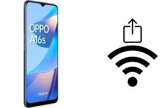 Générer un QR code avec la clé Wifi sur un Oppo a16s