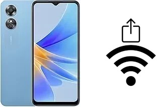 Générer un QR code avec la clé Wifi sur un Oppo A17