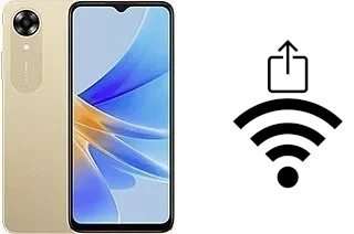 Générer un QR code avec la clé Wifi sur un Oppo A17k