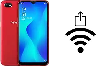 Générer un QR code avec la clé Wifi sur un Oppo A1k