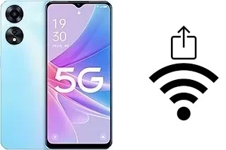 Générer un QR code avec la clé Wifi sur un Oppo A1x