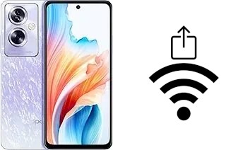 Générer un QR code avec la clé Wifi sur un Oppo A2