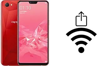 Générer un QR code avec la clé Wifi sur un Oppo A3