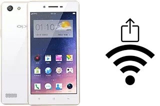 Générer un QR code avec la clé Wifi sur un Oppo A33