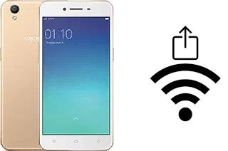 Générer un QR code avec la clé Wifi sur un Oppo A37