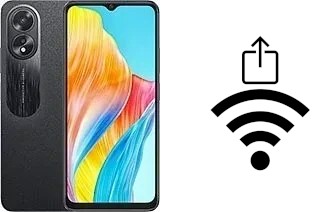 Générer un QR code avec la clé Wifi sur un Oppo A38