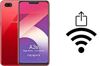 Générer un QR code avec la clé Wifi sur un Oppo A3s