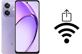 Comment générer un QR code avec le clé de sécurité réseau Wifi sur un Oppo A3x