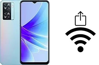 Générer un QR code avec la clé Wifi sur un Oppo A57s