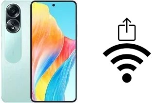 Générer un QR code avec la clé Wifi sur un Oppo A58 4G