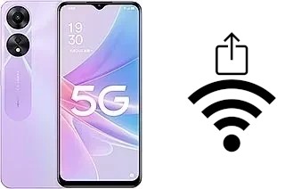 Générer un QR code avec la clé Wifi sur un Oppo A78