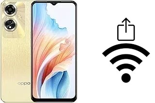 Générer un QR code avec la clé Wifi sur un Oppo A59 (2023)