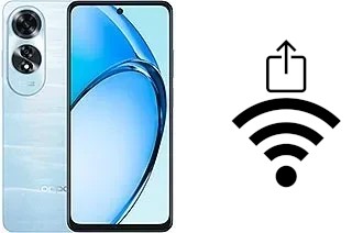 Générer un QR code avec la clé Wifi sur un Oppo A60