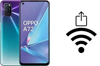 Générer un QR code avec la clé Wifi sur un Oppo A72