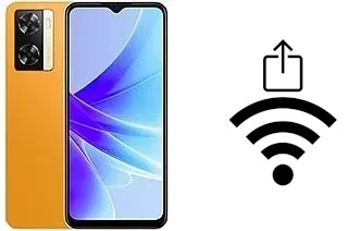 Générer un QR code avec la clé Wifi sur un Oppo A77s