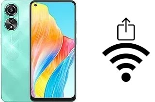 Générer un QR code avec la clé Wifi sur un Oppo A78 4G