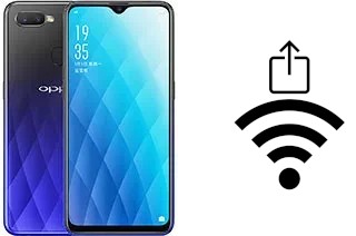 Générer un QR code avec la clé Wifi sur un Oppo A7x