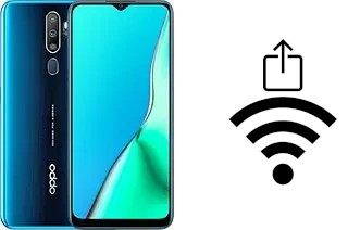 Générer un QR code avec la clé Wifi sur un Oppo A9 (2020)