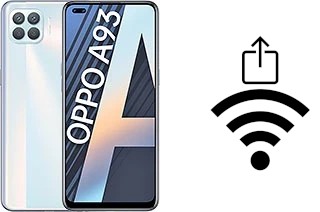 Générer un QR code avec la clé Wifi sur un Oppo A93 (2020)