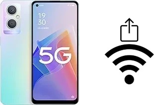 Générer un QR code avec la clé Wifi sur un Oppo A96