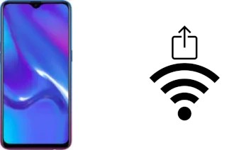 Générer un QR code avec la clé Wifi sur un Oppo AX7 Pro