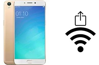 Générer un QR code avec la clé Wifi sur un Oppo F1 Plus