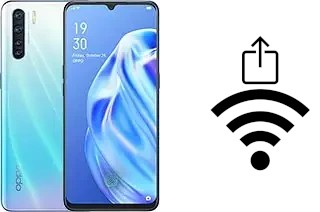 Générer un QR code avec la clé Wifi sur un Oppo F15