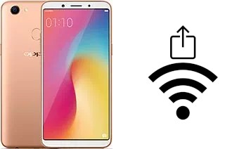 Générer un QR code avec la clé Wifi sur un Oppo F5 Youth