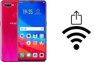 Générer un QR code avec la clé Wifi sur un Oppo F9