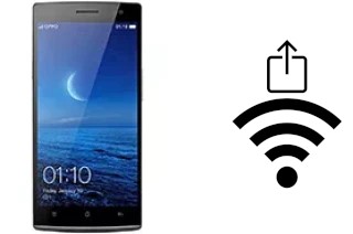 Générer un QR code avec la clé Wifi sur un Oppo Find 7a