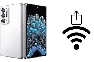 Générer un QR code avec la clé Wifi sur un Oppo Find N